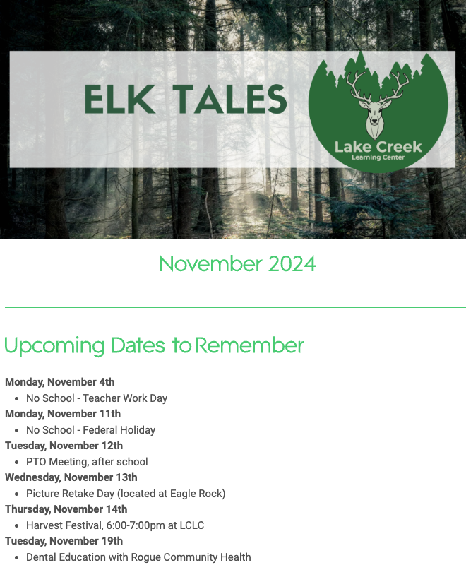  LCLC newsletter November